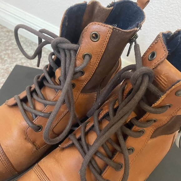 Aldo Men's Brown Leather Constantine Lace-Up Boot - Picture 4 of 8